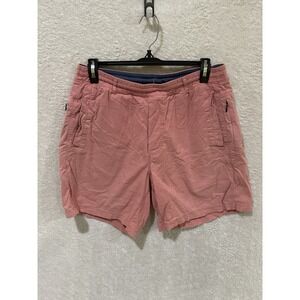 Birddogs Shorts Mens Large Salmon Pink Boom Classic Lined Stretch Zip Pocket
